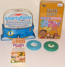 Melissa  Doug Smarty Pants Grade 1  Brain Quest Grade 2 US States Game Spot It