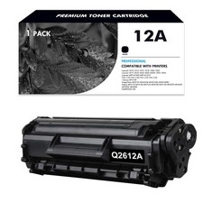 1PK Q2612A Toner Cartridge For HP 12A LaserJet 1012 1010 1018 1020 3030 3020