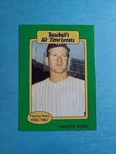 Whitey Ford 1987 Hygrade Baseball's All-Time Greats Baseball Card J8636