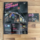 Vintage 1987 STAR VOYAGER Nintendo NES Game Poster & Instruction Manual Nice!