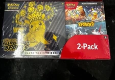 Pokemon Surging Sparks Elite Trainer Box + Booster Bundle COSTCO
