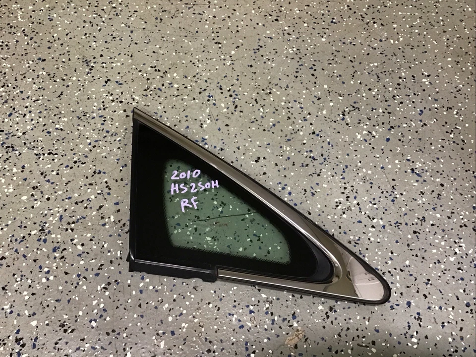 LEXUS HS250H 2010-2012 PASAJERO DELANTERO DERECHO VENTANA FIJA CRISTAL OEM Foto 2 de 4