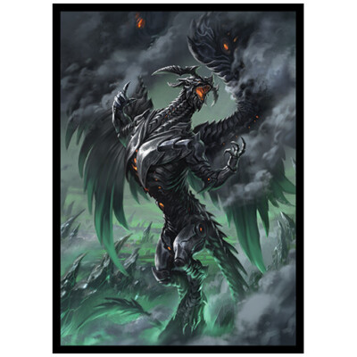 dragon mtg card sleeves 100 Shield Standard Size Classic Black CT - are Smooth & Tough Flesh and Blood and more Dragon Shield Sleeves Art Matte