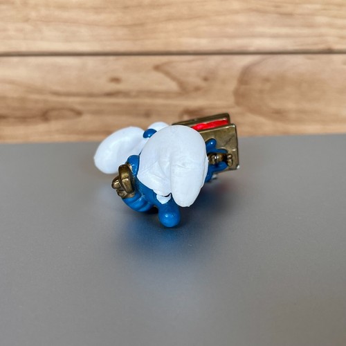 Vintage Peyo Schleich 1980 ☆ Schlümpfe ☆ Telefon / Telefonschlumpf PVC Figur #20062 - Bild 6 von 7