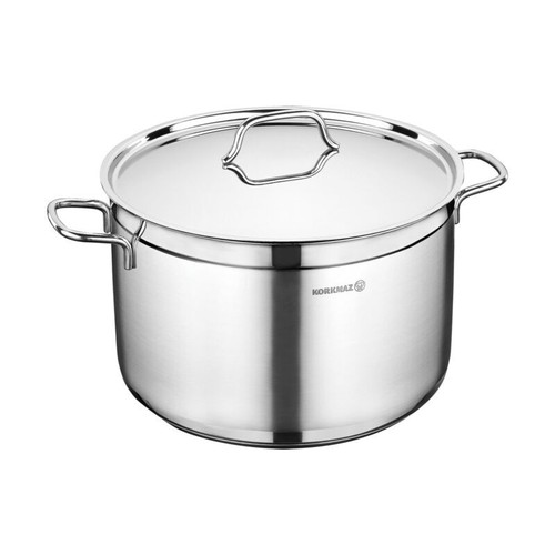 Korkmaz Alfa 2 Piece 8.5 Liter Stainless Steel Casserole Dish with Lid - 第 1/1 張圖片