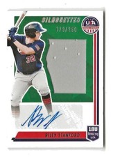 2022 Panini Stars & Stripes Riley Stanford Auto/GU Jersey #SIL-RS Sn 179/250