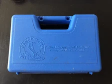 COBRA Enterprise Blue Plastic Padded Hard Handgun Pistol Case