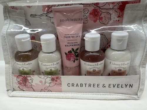 Crabtree & Evelyn Rose Water & Sweet Almond Travel Gift Set With Wash Bag - 第 7/10 張圖片