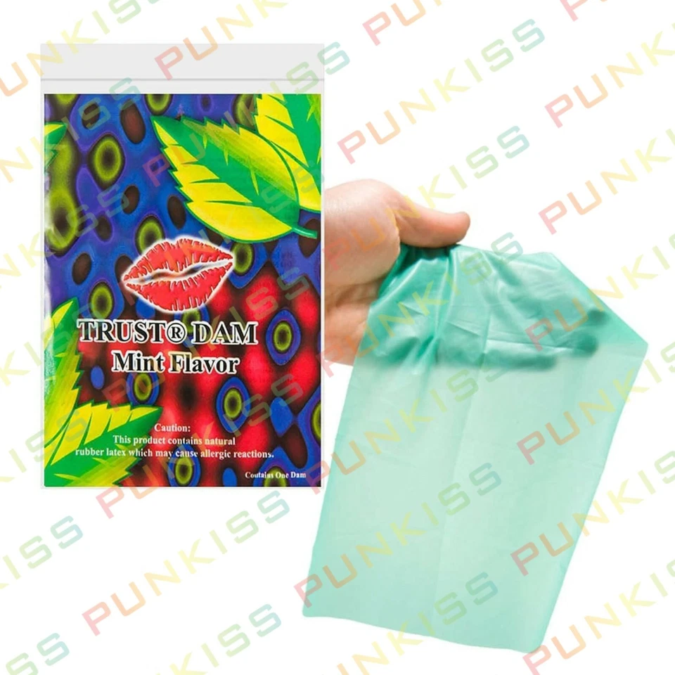 Trustex Dental Dam💋Flavored Condoms for Oral Sex Latex Sheet Film Cover - Image 4 of 4