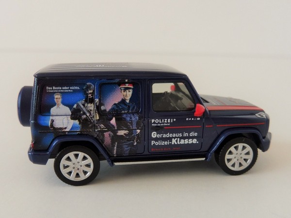 Mercedes-Benz G-Klasse Polizei ÖSterreich 1/87 Herpa 094757 H0 G-Class Special-image