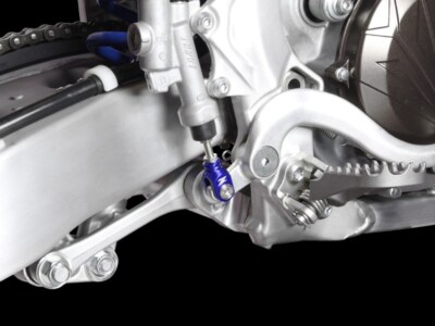 SS ZETA - ZE89-5134 - Rear Brake Clevis, Blue Yamaha YZ250F YZ450F