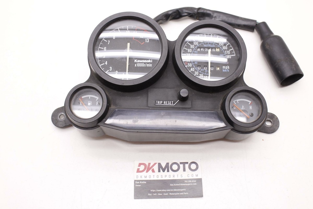 たかG様 1989 KAWASAKI NINJA ZX10 OEM TACH GAUGES DISPLAY CLUSTER