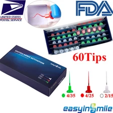 Dental Endodontic Ultra Sonic Irrigator Endo Activator Tips 60Pcs No Break Files
