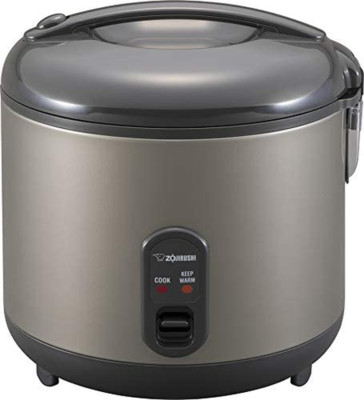 NS-RPC18HM Rice Cooker and Warmer, 10-Cup (Uncooked), Metallic Gray