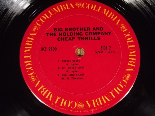 BIG BROTHER & THE HOLDING COMPANY - CHEAP THRILLS LP 1970 US COLUMBIA RE PSYCH - Picture 10 of 11