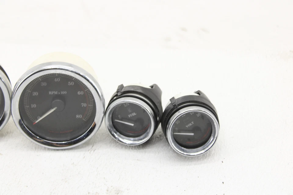 Harley Davidson Electra Gauge Set Speedo Tach 2004-2005 aceite aire combustible voltaje Foto 4 de 4
