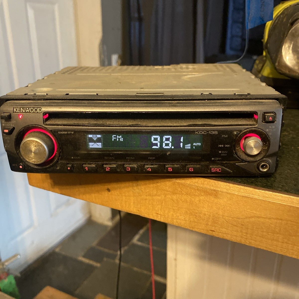 Kenwood Car Stereo KDC-135 Cd Player Vintage 90's Audio Tested