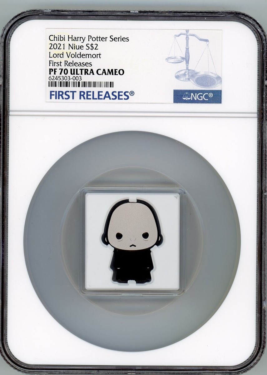 Lord Voldemort Harry Potter 2021 Niue $ 1oz Silver CHIBI