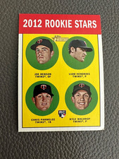 2012 Topps Heritage Baseball #333 Benson/Liam Hendriks/Parmelee/Kyle Waldrop RC