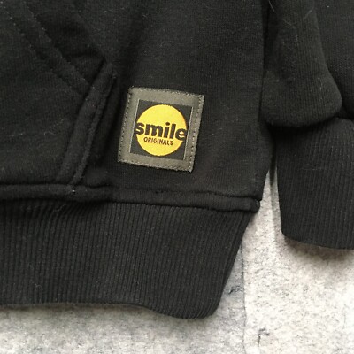 GRAVER】22FW☆ [UNISEX] Big Dot Smile Spray Sweatshirt Big
