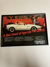 Framed Original Classic TVR 350i Convertible Magazine Advert Man Cave Wall Art