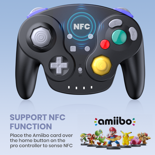 Controlador de interruptor NGC inalámbrico Bluetooth para Android PC Switch mando a distancia - Imagen 5 de 8