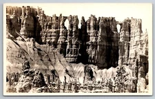 RPPC Bryce Nat'l Park The Wall Of Windows Utah C1925 Postcard M26
