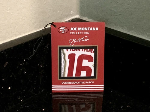 New San Francisco 49ers Joe Montana #16 Commemorative Patch