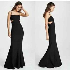 Likely Tamarelli Gown Black Cutout Size 4 NWT