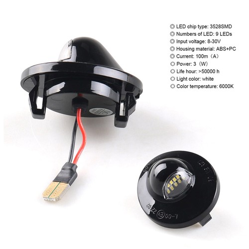 2x For Ford F150 F250 F350 LED License Plate Light Tag Lamp Assembly