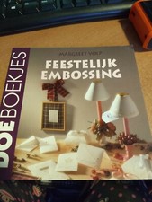 SALE HOBBYBOOK FOR CARDS FEESTELIJK.EMBOSSING LANGUAGE DUTCH SALEBOOK17 