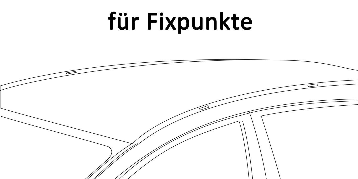 Dachträger VDP EVO ALU kompatibel mit für Mazda 5 (CR-CW) 5 Türer 