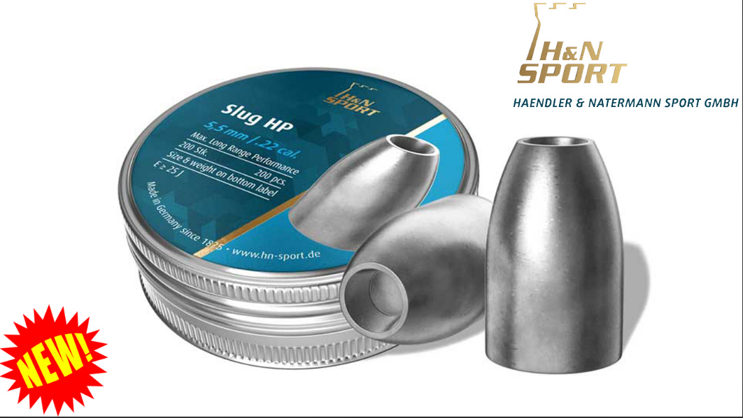 Balines H&N HP Heavy Slug | Calibre 6'32 MM .249 De 2'59 G. / 0.40 Grains | Lata De 100 Balines