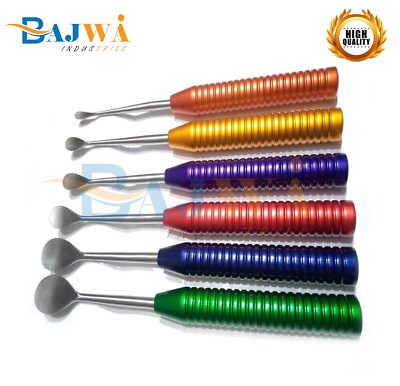 Karlin XL Magnum Cobb Elevator 6 Pcs set 14'' Spine Neuro orthopedic Instrument