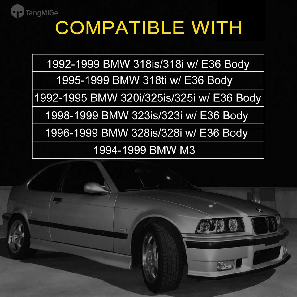 Fog Lights fit for 1992-1999 BMW 318i/is/ti; 323i/is 325i/is 328i/is M3 E36 - Изображение 3 из 4