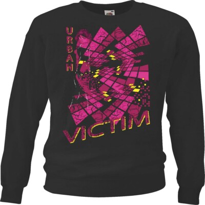 Sweatshirt FASHION VINTAGE MODE VICTIM FASHION LOVE BEAUTY PEOPLE NYC CLOTHING