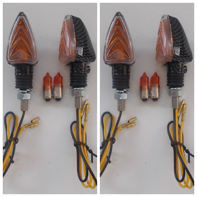 4 Blinker Carbon Corte 62x31 Lampen MASH Seventy Five - Two Fifty -Von Dutch 400