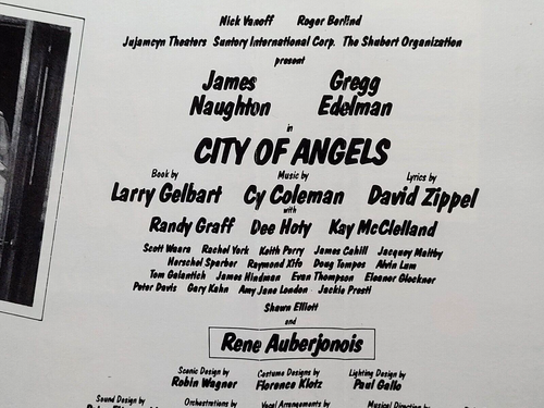 CITY OF ANGELS Soundtrack-Original Broadway Cast Recording-1990 BEST MUSICAL - Picture 4 of 9
