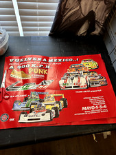 Vintage Poster 27 x 15 Mexico Gran Prix Trans Am 300 K.P.H. LOT OF 2