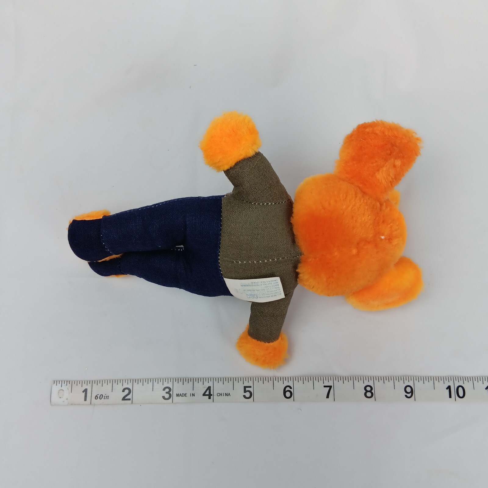 Moose Dan Brechner Vintage Orange Standing Stuffed Animal Toy 8 inch Replacement