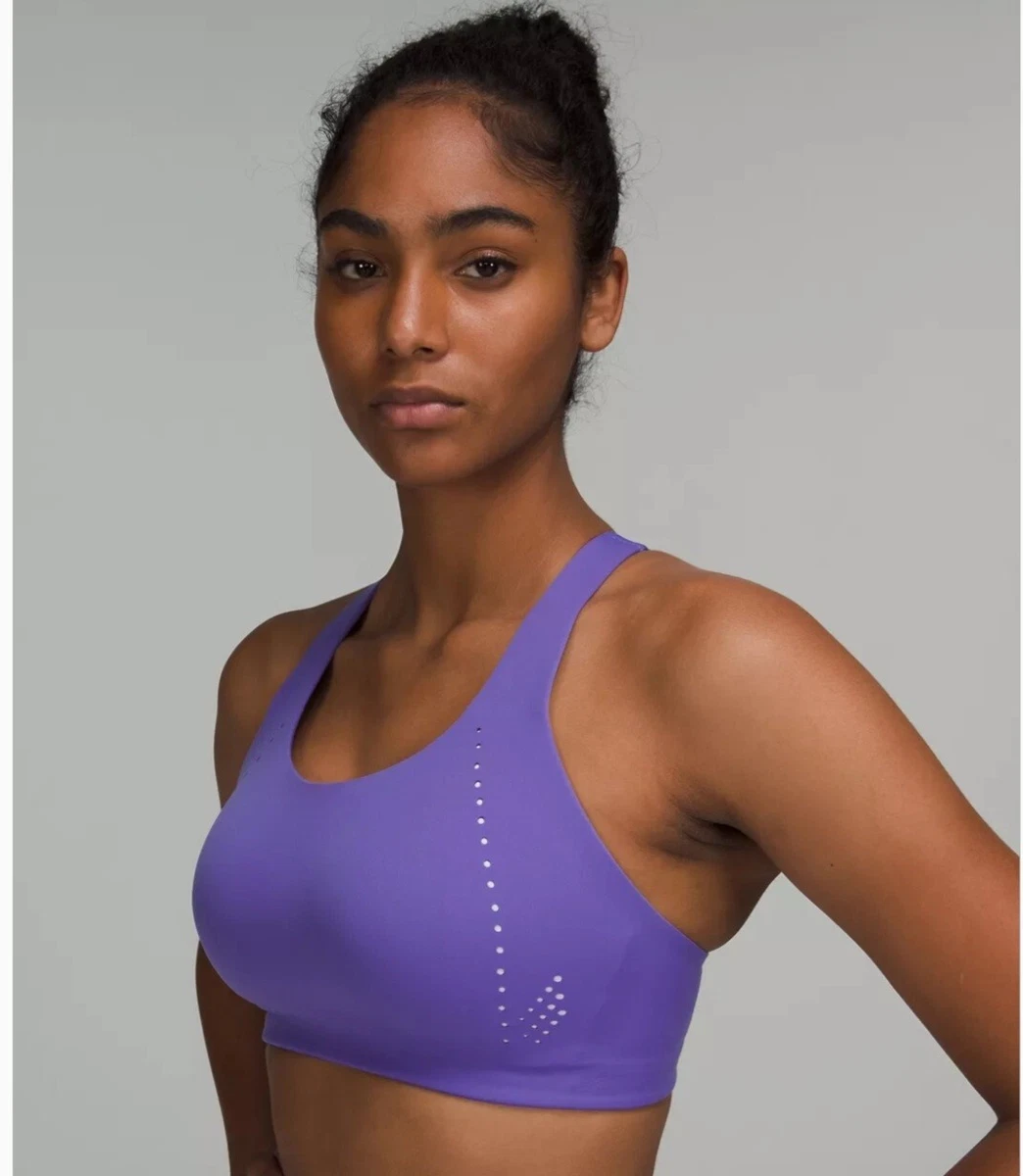 Lululemon AirSupport Bra High Support 34DDD Purple $98 new ~ BEST