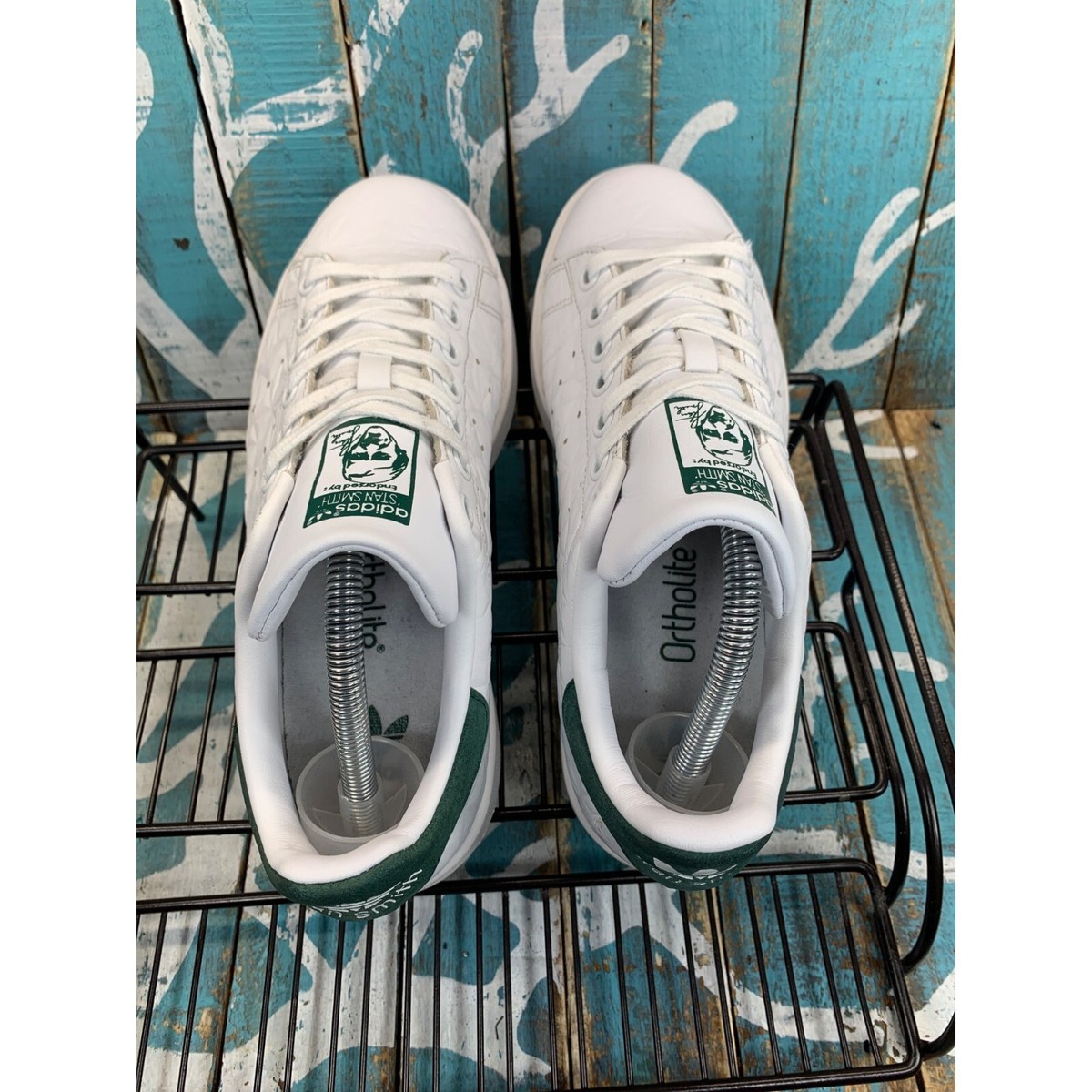 Adidas Stan Smith Asian Market only Wrinkled Green/White Leather