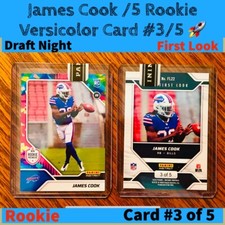2022 NFL INSTANT RPS FIRST LOOK JAMES COOK ROOKIE VERSICOLOR /5 Card #3 of 5🚀