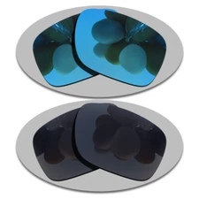 US Sky Blue&Grey Black Polarized Lenses Replacement For-Oakley Holbrook Mix