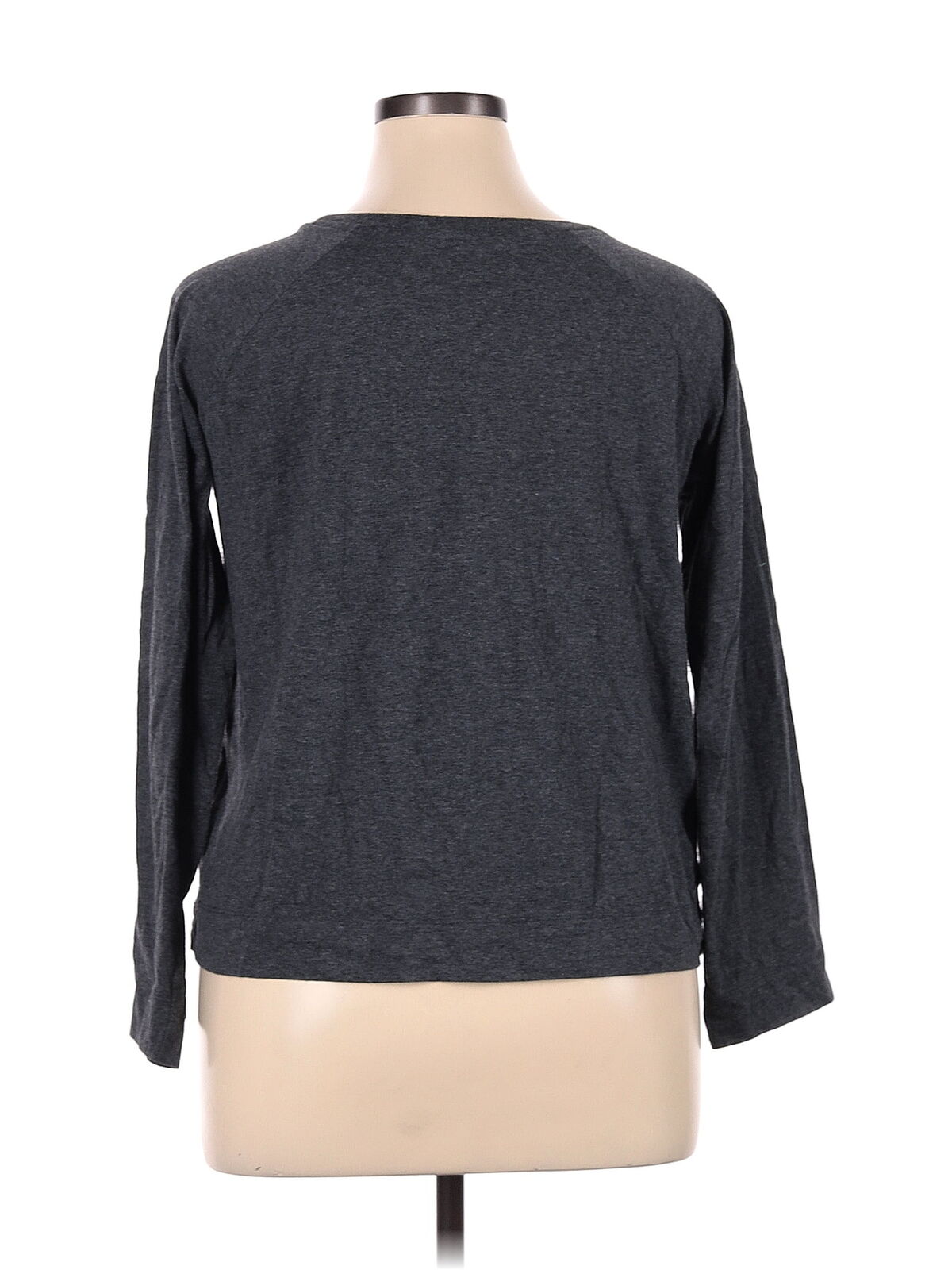 Tommy Hilfiger Women Gray Long Sleeve T-Shirt XL - image 2