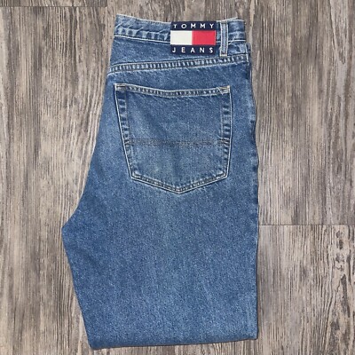 VINTAGE Y2K Tommy Hilfiger Blue Jeans Baggy Style (36/32)