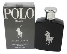 Polo Black by Ralph Lauren 4.2oz/125ml Edt Spray for Men New In Box