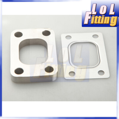 T25 T28 GT28 GT25 Stainless Steel Turbo Inlet Flange 1/2''Thick & Gasket US STOCK