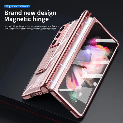 Magnetic Hinge Protector Case Screen Cover For Samsung Z Fold 6/5/4/3 with S Pen - Picture 64 of 69