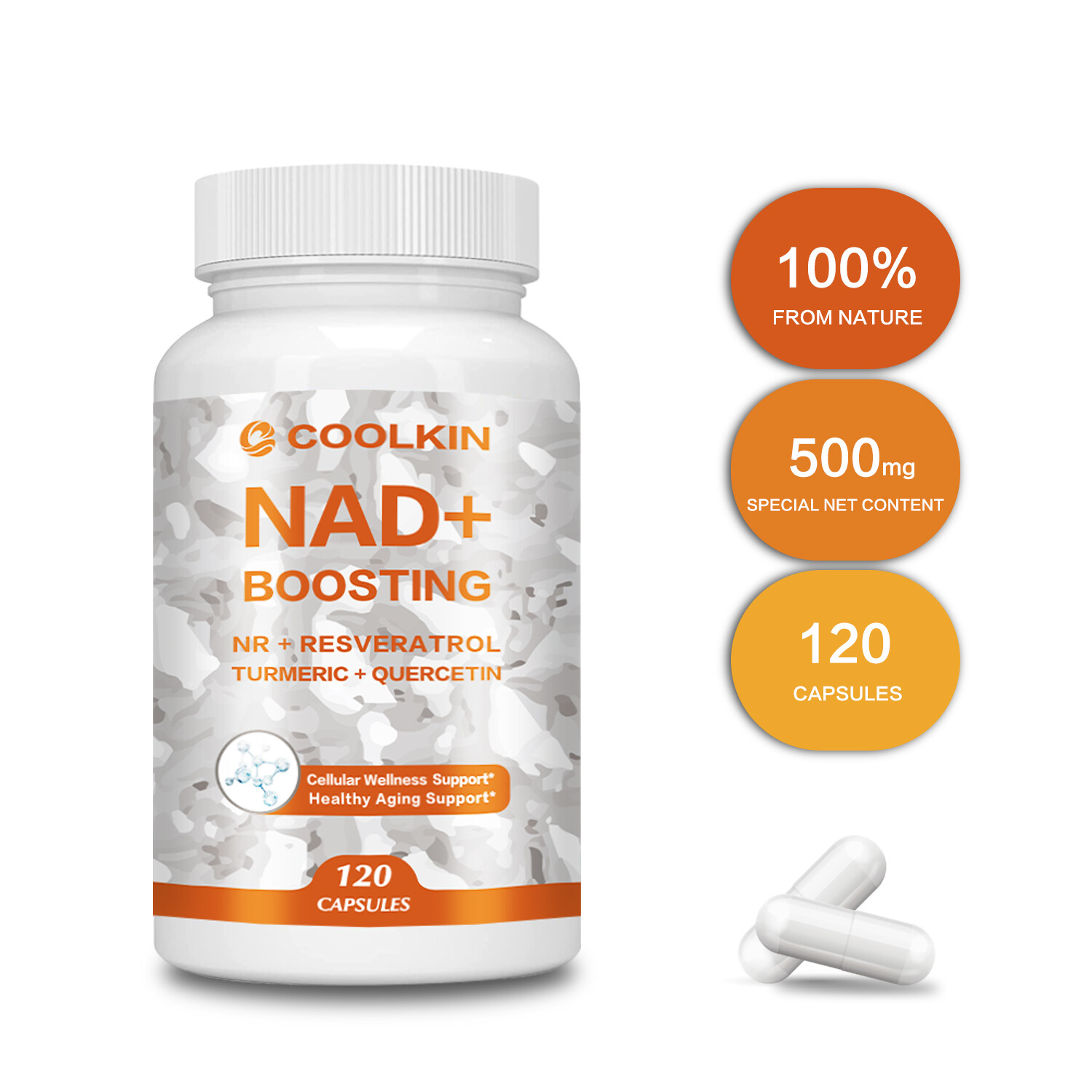 NAD + Boosting - Nicotinamide Riboside, Resveratrol, Anti-aging, Cell Repair